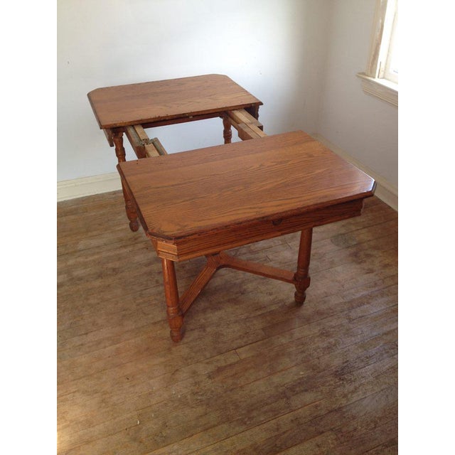 Antique Oak Kitchen Table Chairish