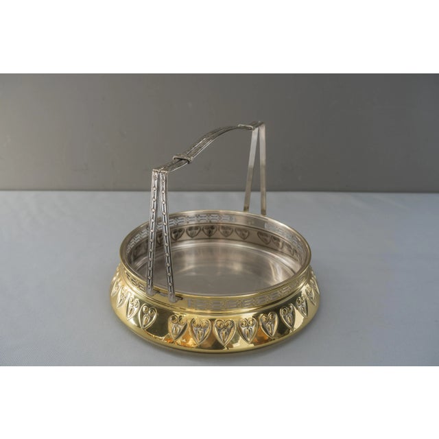 Jugendstil Centerpiece with Original Glass, 1908 For Sale - Image 10 of 18