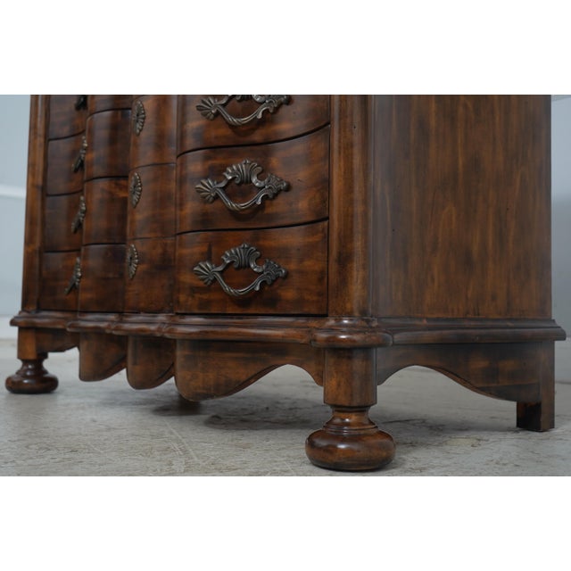 Touchstone Country French Louis XV Walnut Finish Chest For Sale - Image 11 of 18