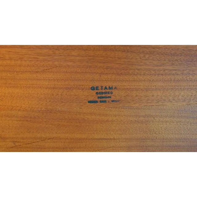 Hans Wegner Danish Modern Mid Century Teak Coffee Table by Hans Wegner for Getama, Circa 1960 For Sale - Image 4 of 4