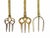 English 19th Century English Solid Brass Fireplace Toasting Forks - 3 Pieces For Sale - Image 3 of 6