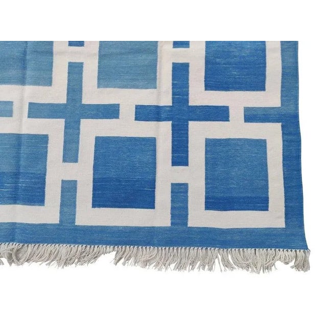 Casa Cosima Ines Rug, 5x8, Blue For Sale - Image 4 of 5