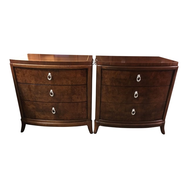 Thomasville Bogart Collection Nightstands A Pair Chairish