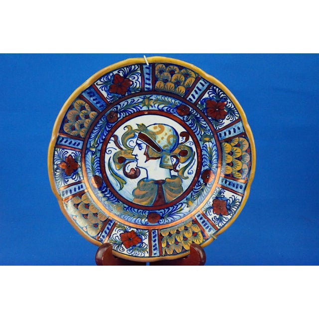 Vintage Ceramic Plates, 1920s, Set of 2 For Sale - Image 6 of 18