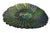 Textile Vintage Turkish Feather Mandala Art Glass Centerpiece Bowl For Sale - Image 7 of 12