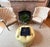 Custom Butter Yellow Tufted Leather Ottoman, Footstool For Sale - Image 10 of 18
