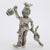 Metal Vintage Italian Handmade Genuine Silver Italian Chef with Chicken Figurine, 1980s For Sale - Image 7 of 12