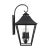 Traditional Sean Lavin by Visual Comfort Studio Galena 4-Light Outdoor Large Lantern Sconce in Textured Black For Sale - Image 3 of 6