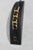 1990s Vintage Chanel Leather and Gilt Metal Bracelet For Sale - Image 5 of 5