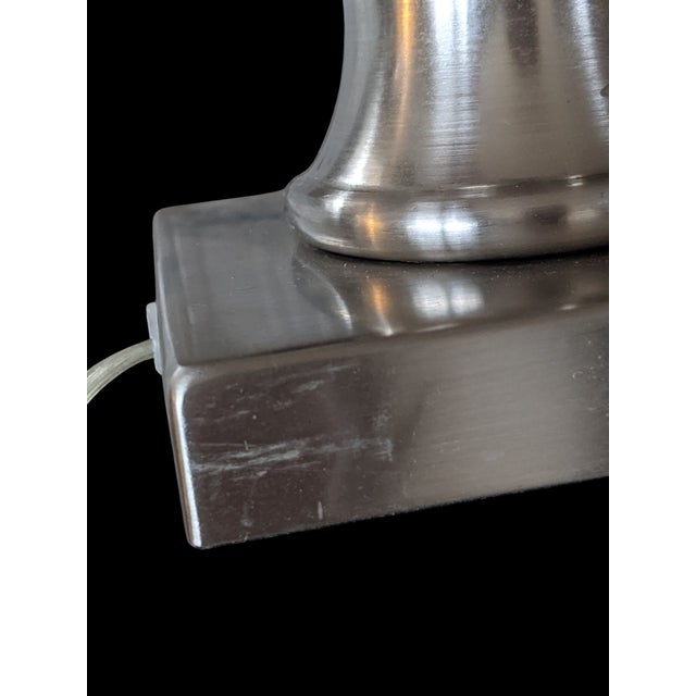 Modern Lucite Column Table Lamp For Sale - Image 9 of 10
