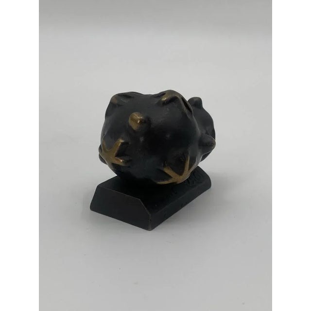 Metal Art Object Table Sculpture in Bronze by Elizabeth Garouste and Mattia Bonetti for the Blome Collection in Ovp, 1996 For Sale - Image 7 of 11