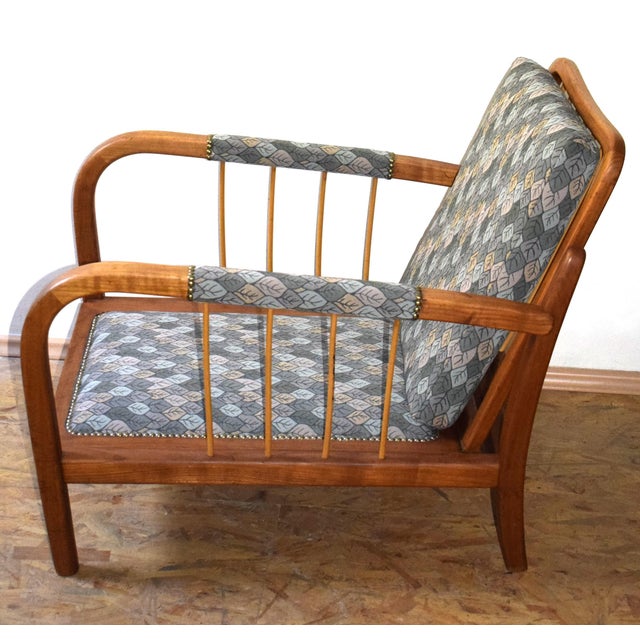 Vintage Lounge Chair by Josef Frank for Home & Garden, 1920s For Sale - Image 8 of 14