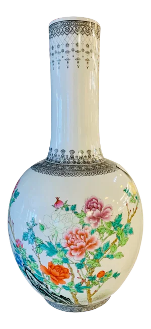 Large Chinese Republic Porcelain Ghord Vase