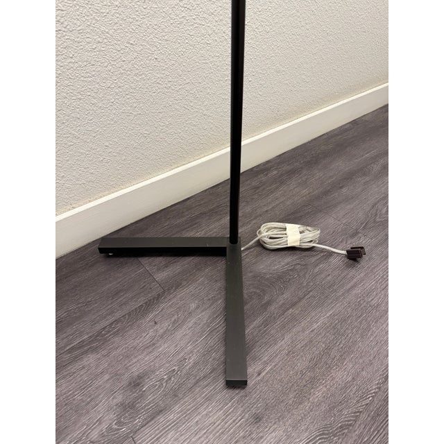Modern Black Geometric Task Floor Lamp For Sale - Image 4 of 4