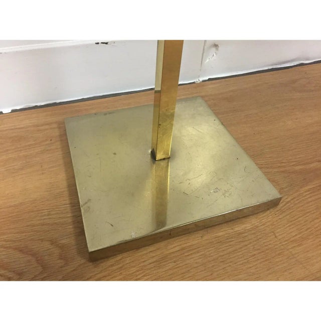 Metal Modernist Brass Adjustable Laurel Floor Lamp For Sale - Image 7 of 9