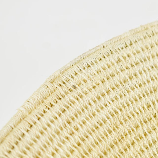 African Early 20th Century Coiled Woven Basket Uganda 12inch For Sale - Image 3 of 6