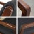 Vintage Modern Armchairs Black & Walnut Tone Wood by Haworth - A Pair For Sale - Image 12 of 13