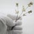 Metal Vintage Italian Handmade Genuine Silver Orchid Branch Long Miniature, 1950s For Sale - Image 7 of 13