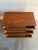 Mid-Century Modern Vintage Danish Modern Teak 3 Drawer Chest Dresser Mid Century Scandinavian Cabinet For Sale - Image 3 of 10
