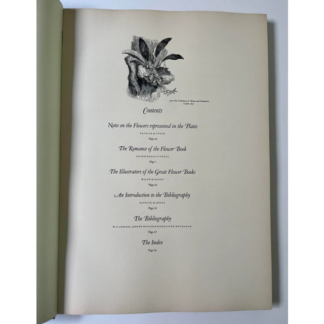 English Great Flower Books 1700-1900, A Bibliographical of Two Centuries of Flower Books, Sitwell, Sacheverell and Blunt, Wilfrid. Published by Collins, 1956 For Sale - Image 3 of 8