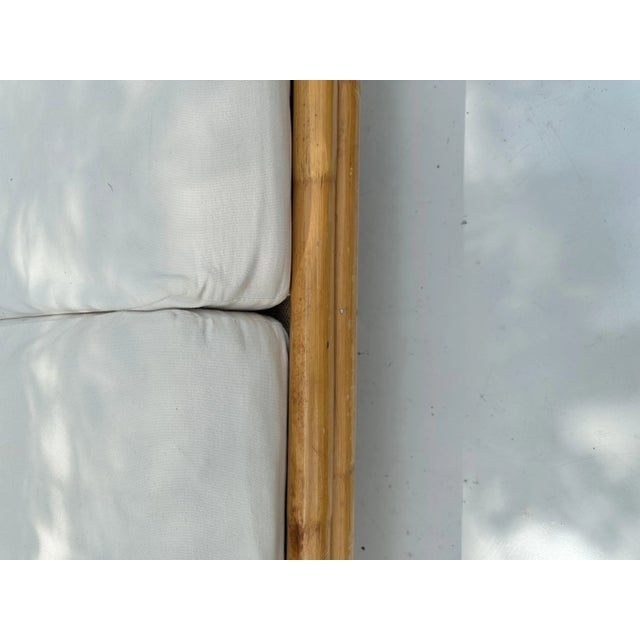 McGuire bamboo and Lucite Sofa For Sale In Miami - Image 6 of 12