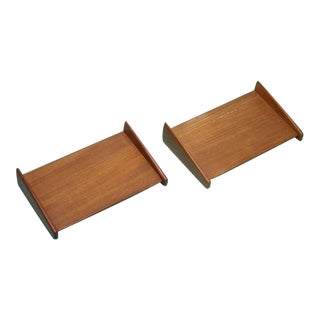 1960s Pair Mid Century Modern Floating Shelves For Sale