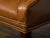 English Brown Leather Wingback Chair with Brass Nailhead Trim, circa 1930-1940 For Sale - Image 11 of 12