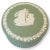 Wedgwood Jasperware trinket box. Maker's mark on underside.