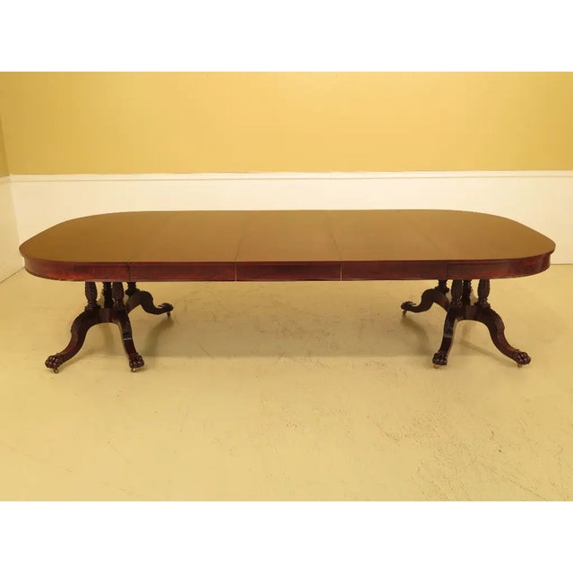 Late 20th Century Late 20th Century Kindel Winterthur Mahogany Dining Extension Table For Sale - Image 5 of 6