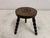 Brown French Tripod Bobbin-Leg Stool, 1950s For Sale - Image 8 of 9