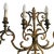 Large Antique Wall Light in Wrought Iron, 1890s For Sale - Image 3 of 7