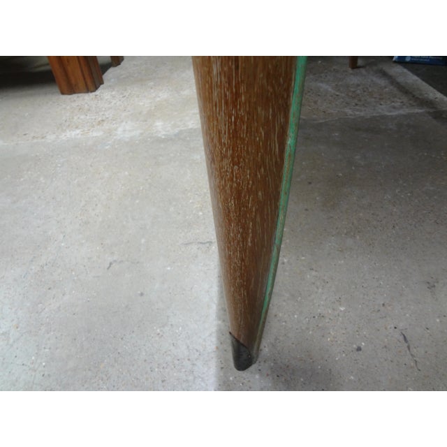 Wood 1940s Pair of French Modern Cerused Oak Cabinets Attributed to Jules Leleu For Sale - Image 7 of 12