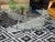 Designer coffee table in 8mm thick tempered glass with polished and beveled edges. 100cm diameter top on a 40cm high...