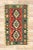 Red Vintage Persian Shiraz Kilim Rug - 03'07 X 05'09 For Sale - Image 8 of 9