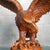 Large Golden Eagle Sculpture, 2000s, Wood For Sale - Image 9 of 18