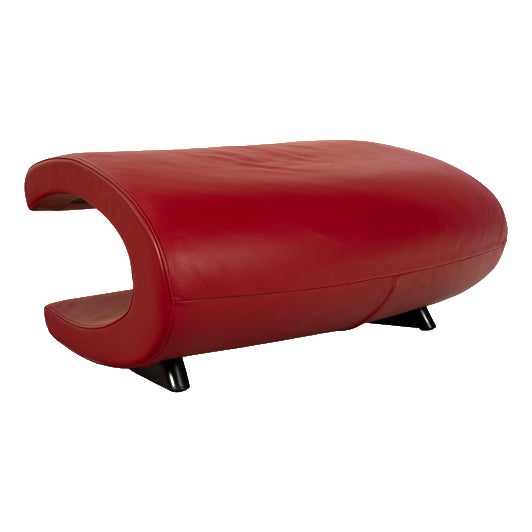DS 152 Leather Stool from de Sede For Sale