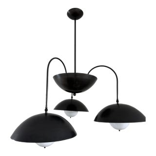 "Remains" Triple Dome Chandelier For Sale