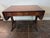 Red Antique Sofa Table Desk Library Table Mahogany Console Table For Sale - Image 8 of 11