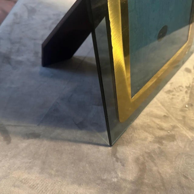Mid-Century Modern 1960s High Quality Mid-Century Modern Smoked Glass Italian Picture Frame For Sale - Image 3 of 11