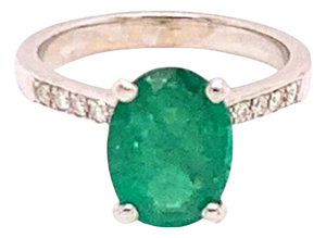 Emerald Diamond Ring 14k Gold 1.83 TCW Certified