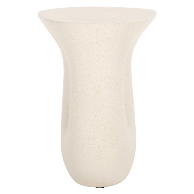 Plastic Irelyn Accent Table in White For Sale - Image 7 of 8