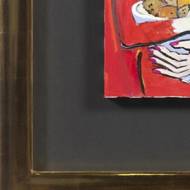Elvira Bach, Ganz in Rot, Mixed Media on Paper For Sale - Image 3 of 6