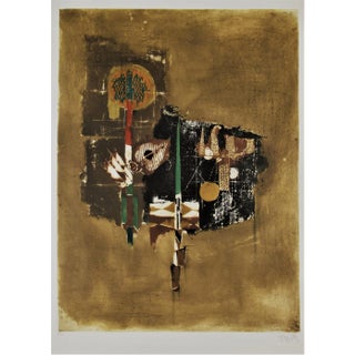 Johnny Friedlaender, Abstract Composition, large etching with aquatint, Circa 1970 For Sale