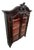 Wall Display Case in Walnut For Sale