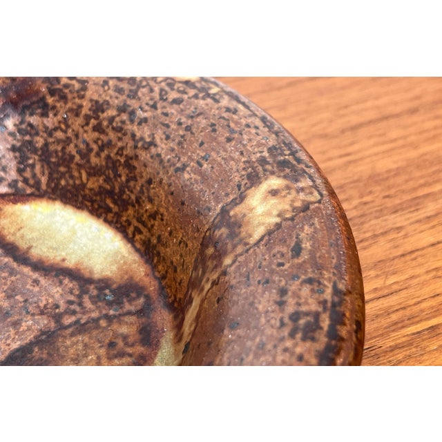 Mid-Century Modern Danish Studio Pottery Bowl from Visby, Denmark, 1960s For Sale - Image 14 of 16