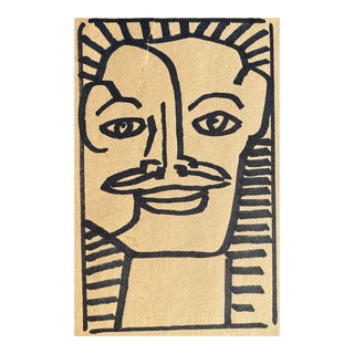 1960s Larry Connatser Egyptian Portrait For Sale
