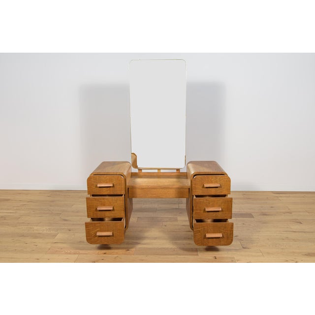 Art Deco Dressing Table, Former Czechoslovakia, 1950s For Sale - Image 13 of 18