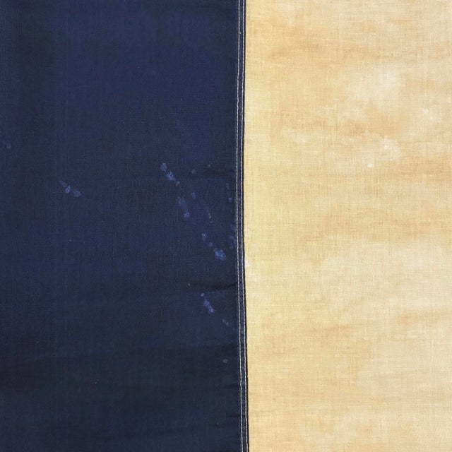 This French flag is made from repurposed vintage patriotic bunting. Material is a delicate cotton cloth with original...