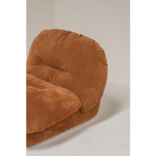 Jumbo Lounge Chairs attributed to Alberto Rosselli for Saporiti Italia, Italy, 1970s, Set of 2 For Sale - Image 9 of 16