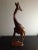 Art Deco Vintage Handcarved Wood Giraffe Figurine For Sale - Image 3 of 8